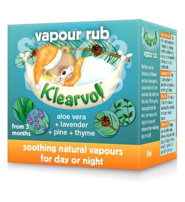 Klearvol Vapour Rub 50ml Sleep & Relaxation Boots   