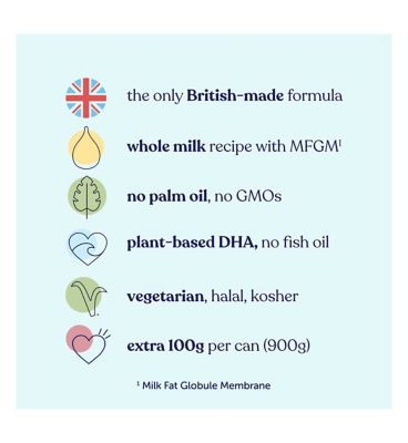 Kendamil Classic 1 first Infant Milk Powder Formula From Birth 900g - McGrocer