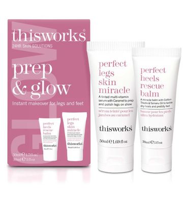 This Works Perfect Prep and Glow Kit Body Care Boots   