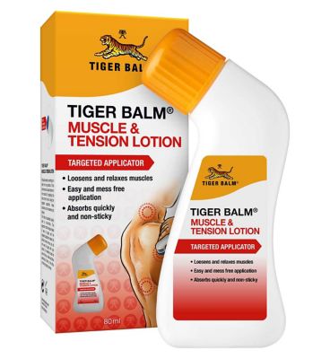 Tiger Balm Muscle & Tension Lotion - 80ml First Aid Boots   