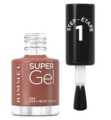 Rimmel Super Gel Nail Polish 094 Meet Me By The Bay Body Care Boots   