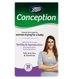 Boots Conception Folic Acid, Zinc & Vitamin B6 - 30 Tablets Mums Boots   