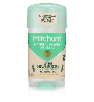 Mitchum Natural Power Gel Cream Lime & Eucalyptus Gel Deodorant 63g GOODS Boots   