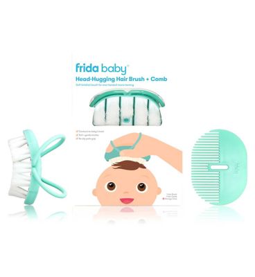 Frida Baby Head-Hugging Hair Brush & Comb Baby Accessories & Cleaning Boots   
