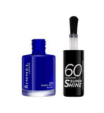 Rimmel 60 Seconds Super Shine Nail Polish Danny Boy Blue Body Care Boots   