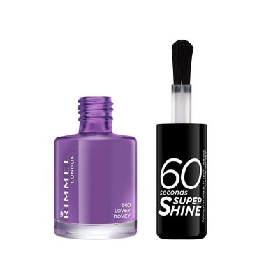 Rimmel 60 Seconds Super Shine Nail Polish Lovey Dovey Body Care Boots   