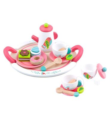 Tooky Toy Wooden Afternoon Tea Set Toys & Kid's Zone Boots   