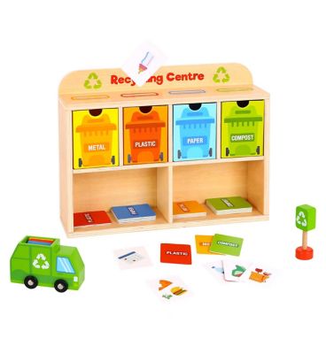 Tooky Toy Wooden Recycling Centre Toys & Kid's Zone Boots   