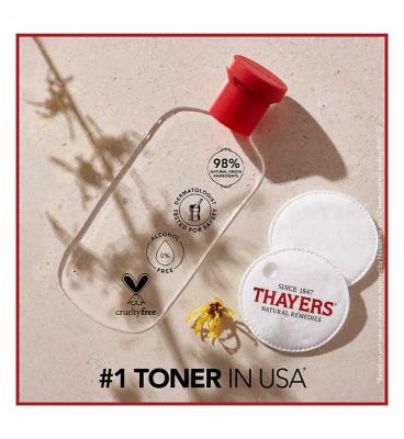 Thayers Hydrating Alcohol-free Facial Toners - Aloe Vera, Witch Hazel & Rose Petal - 355ml Body Care Boots   