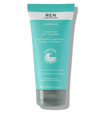 REN Clean Skincare Clearcalm Clay Cleanser 150ml Body Care Boots   