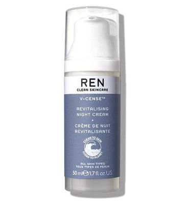 REN Clean Skincare V-Cense Revitalising Night Cream 50ml