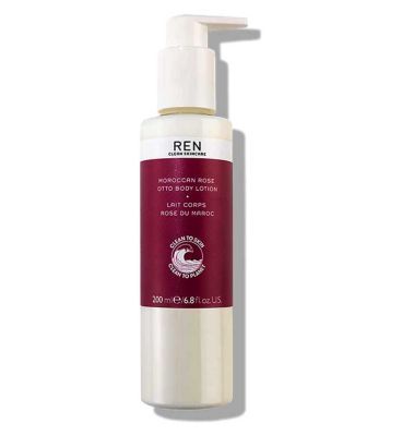 REN Clean Skincare Moroccan Rose Otto Body Lotion 200ml Body Care Boots   