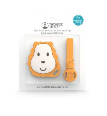 Matchstick Monkey Soother Clip & Flat Lion Teether GOODS Boots   
