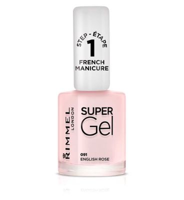 Rimmel Super Gel Nail Polish French Manicure 091 English Rose