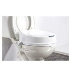 NRS Healthcare Linton Plus Raised Toilet Seat with Lid - 100mm/4Inches General Household Boots   