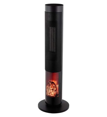 Black & Decker 2KW Flame Effect Ceramic Tower Heater with Remote Control Miscellaneous Boots   