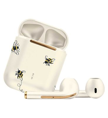 VQ Earbuds Apple-compatible and wireless Cath Kidston Bees Health Care Boots   