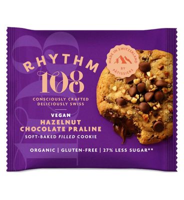 Rhythm 108 Vegan Hazelnut Chocolate Praline Cookie 50g Health Foods Boots   