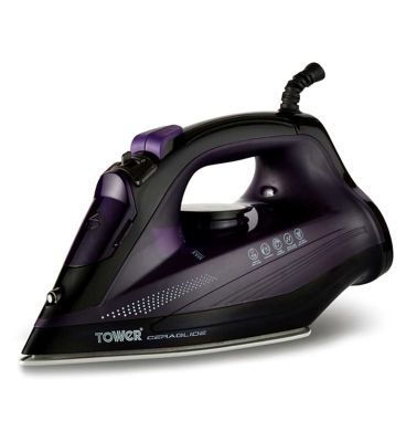 Tower Ceraglide 2600W Steam Iron Purple