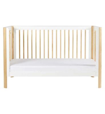 Ickle Bubba Tenby Classic Cot Bed - Scandi White GOODS Boots   