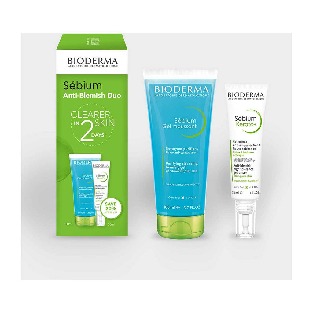 Bioderm Sebium Anti-blemish Duo For Blemish-prone Skin Gift Set