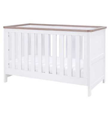 Tutti Bambini Verona Cot Bed - White/Oak