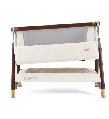 Tutti Bambini CoZee Luxe Bedside Crib - Walnut/Cream GOODS Boots   