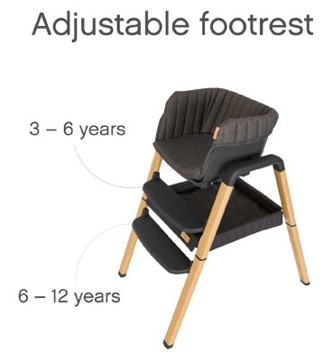 Tutti Bambini Nova Evolutionary Highchair - Grey/Oak GOODS Boots   