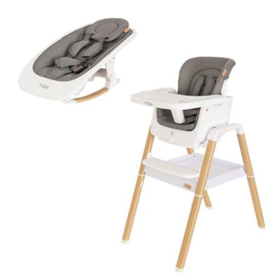 Tutti Bambini Nova Birth to 12 Years Complete Highchair Package - White/Oak