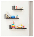 Tutti Bambini Rio Set of Three L-Shaped Wall Shelves - Slate Grey GOODS Boots   