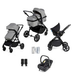 Ickle Bubba Comet 3-in-1 Travel System Black/Space Grey/Black/ Pack Size 1 GOODS Boots   