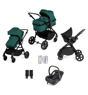 Ickle Bubba Comet 3-in-1 Travel System Black/Teal/Black/ Pack Size 1 GOODS Boots   