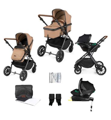 Ickle Bubba Cosmo all-in-one i-Size Travel System Gun Metal/Desert/Tan/ Pack Size 1 GOODS Boots   