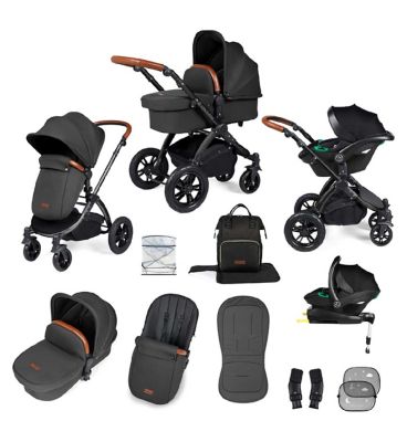 Ickle Bubba Stomp Luxe all-in-one Travel System Black/Grey/Tan/ Pack Size 1 GOODS Boots   