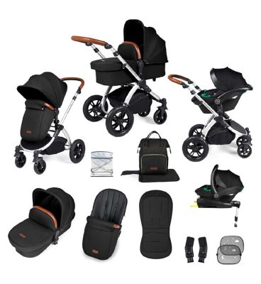 Ickle Bubba Stomp Luxe all-in-one Travel System Silver/Midnight/Tan/ Pack Size 1 GOODS Boots   