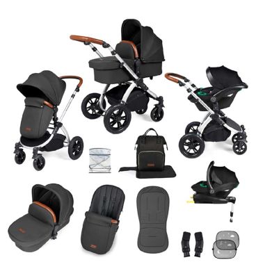 Ickle Bubba Stomp Luxe all-in-one Travel System Silver/Grey/Tan/ Pack Size 1 GOODS Boots   