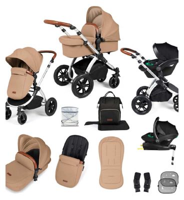 Ickle Bubba Stomp Luxe all-in-one Travel System Silver/Desert/Tan/ Pack Size 1 GOODS Boots   