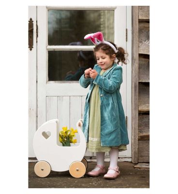 Moover Dolls Pram White GOODS Boots   