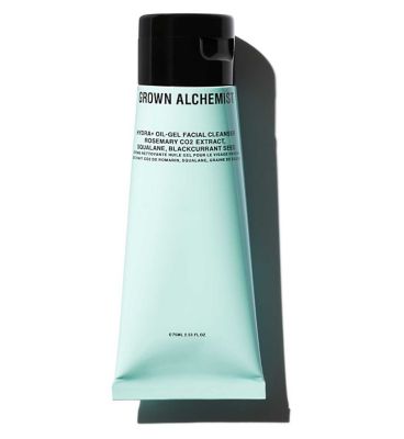 Grown Alchemist Hydra+ Oil-Gel Facial Cleanser: Rosemary CO2 Extract, Squalane, Blackcurrant Seed 75ml GOODS Boots   