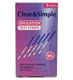 Clear & Simple Ovulation Test Strips - 5 Tests GOODS Boots   