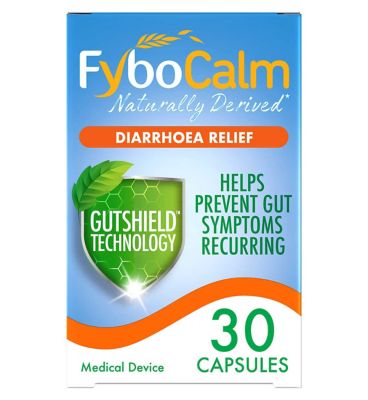 FyboCalm Diarrhoea Relief Naturally Derived - 30 Capsules GOODS Boots   