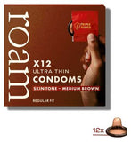 Roam Skin Tone Condoms Medium Brown 12x Pack GOODS Boots   