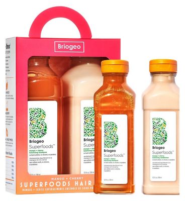 Briogeo Superfoods™ Mango + Cherry Balancing Shampoo + Conditioner Duo for Oil Control GOODS Boots   