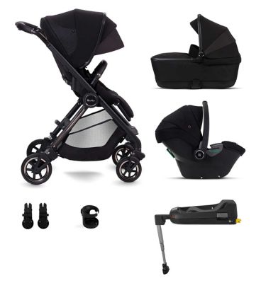 Silver Cross Dune Space Pushchair with First Bed Folding Carrycot and Travel Pack GOODS Boots   