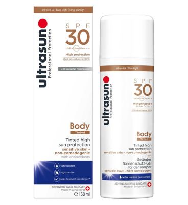 Ultrasun Tinted Body Sun Protection SPF30 150ml GOODS Boots   