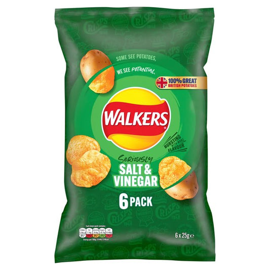 Walkers Salt & Vinegar Crisps Free from M&S   