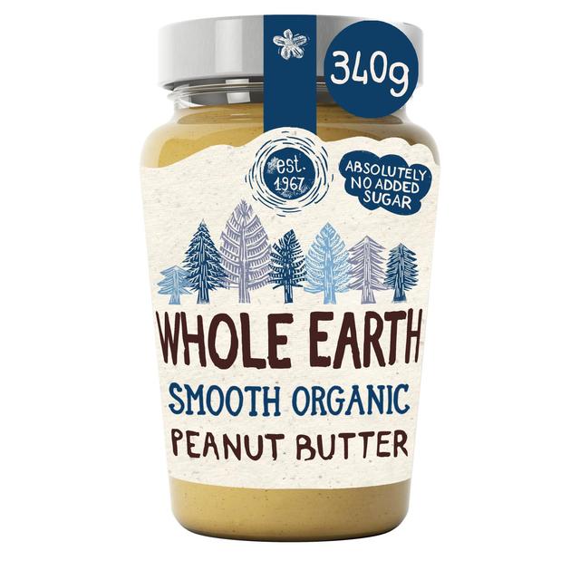 Whole Earth Organic Smooth Peanut Butter Food Cupboard M&S Default Title  