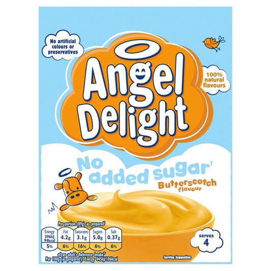 Angel Delight Butterscotch No Added Sugar Sugar & Home Baking M&S   