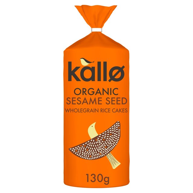 Kallo Organic Sesame Seed Rice Cakes Food Cupboard M&S Default Title  