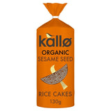 Kallo Organic Sesame Seed Rice Cakes Food Cupboard M&S   